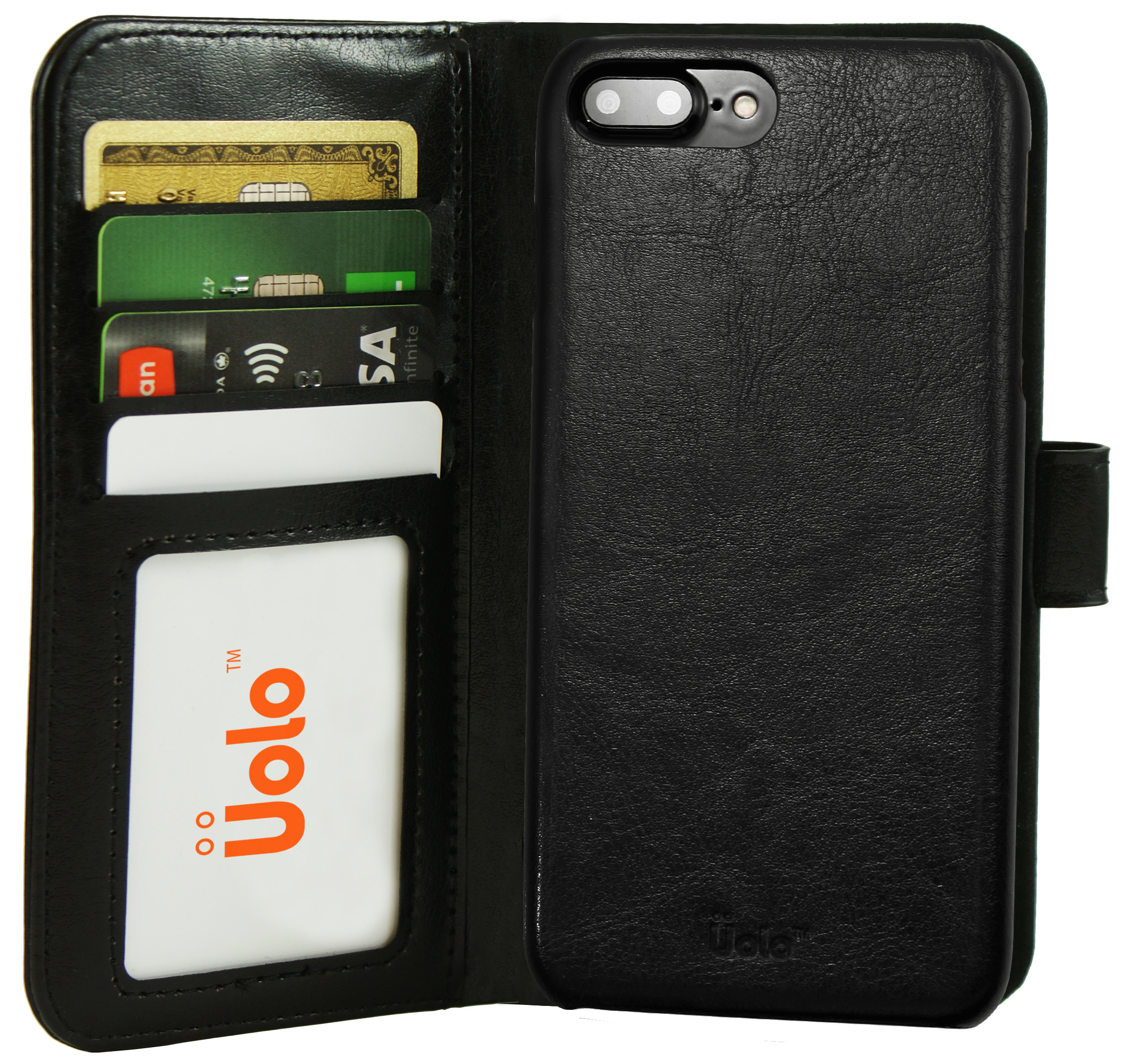 Uolo Folio Slim, iPhone 8/7 Plus, Black